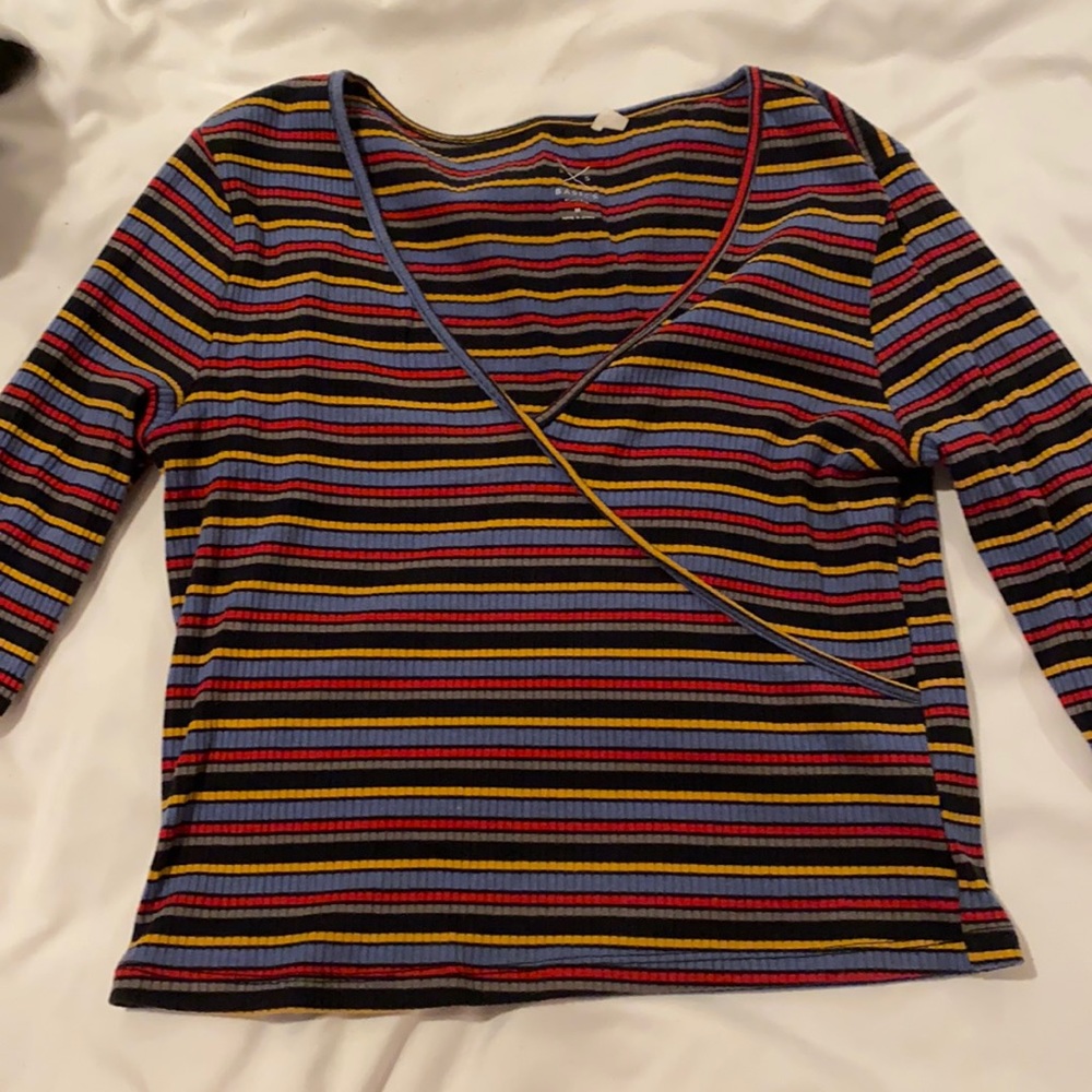 pac sun long sleeve crop top